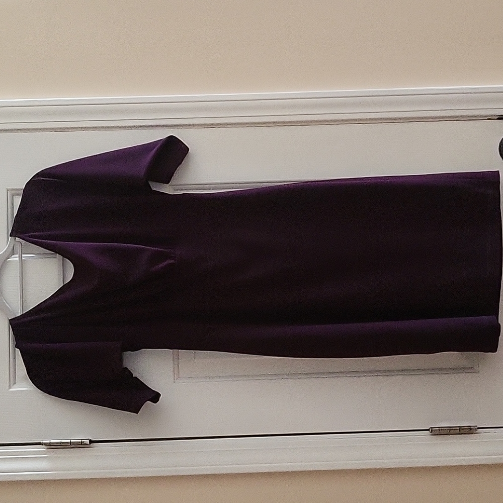 A.X.L eggplant colored cocktail dress